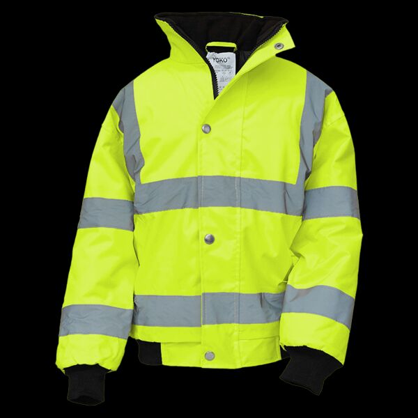 Yoko Kids Hi-Vis Bomber Jacket Thumbnail