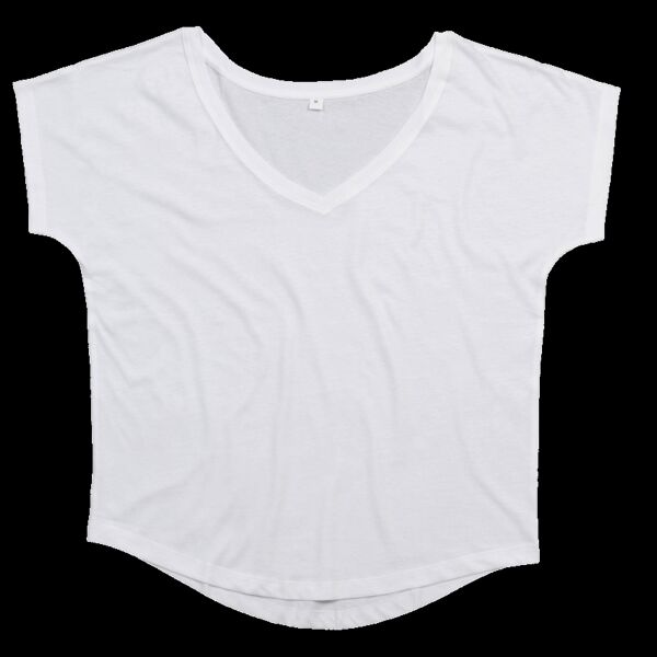 Mantis Ladies Loose Fit V Neck T-Shirt Thumbnail