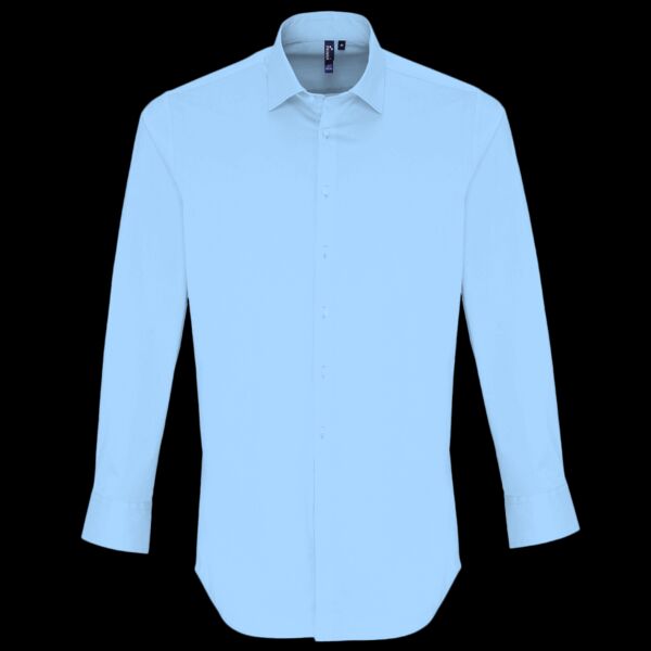 Premier Long Sleeve Stretch Fit Poplin Shirt Thumbnail