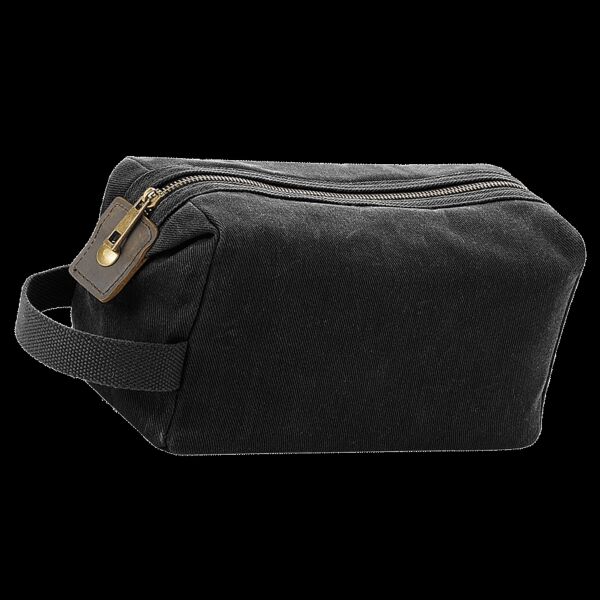 Quadra Heritage Waxed Canvas Wash Bag Thumbnail