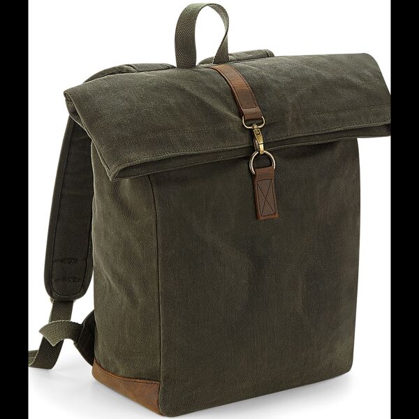 Quadra Heritage Waxed Canvas Backpack Thumbnail