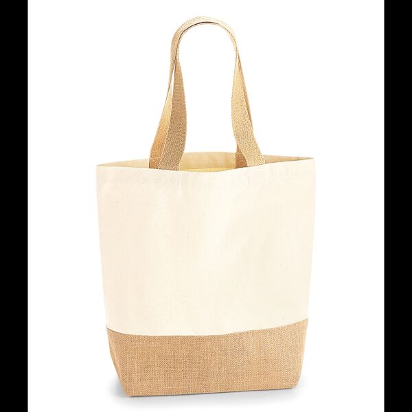 Westford Mill Jute Base Canvas Shopper Thumbnail