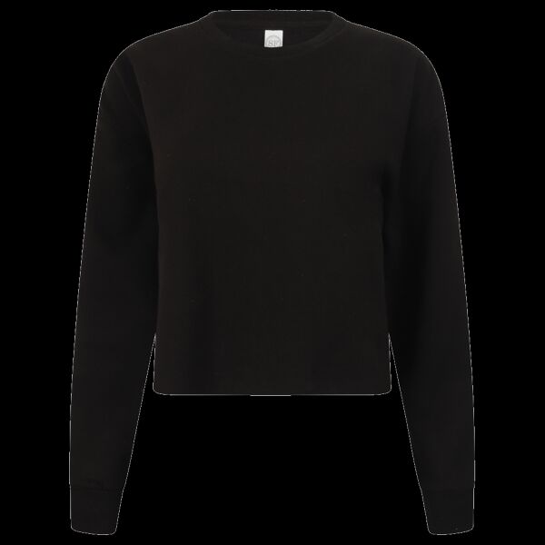 SF Clothing Ladies Cropped Slounge Sweatshirt Thumbnail