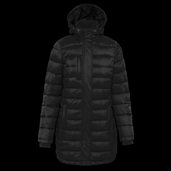 Kariban Ladies Lightweight Long Padded Parka Jacket Thumbnail