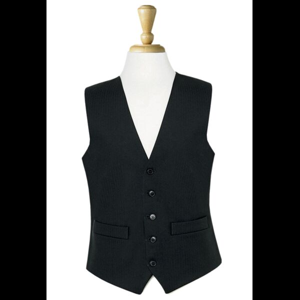 Brook Taverner - Black Herringbone Waistcoat Thumbnail