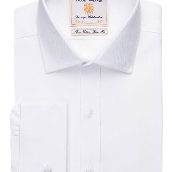 Brook Taverner - Prato Double Cuff Slim Fit Thumbnail