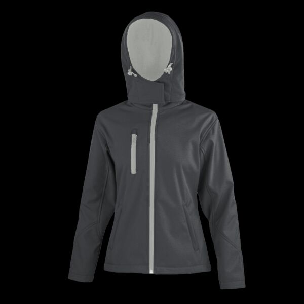 Result Core Ladies Hooded Soft Shell Jacket Thumbnail