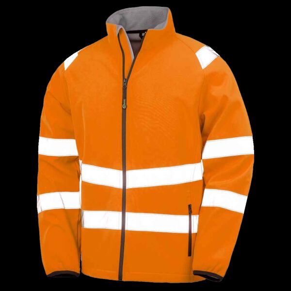 Result Genuine Recycled Printable Safety Soft Shell Jacket Thumbnail