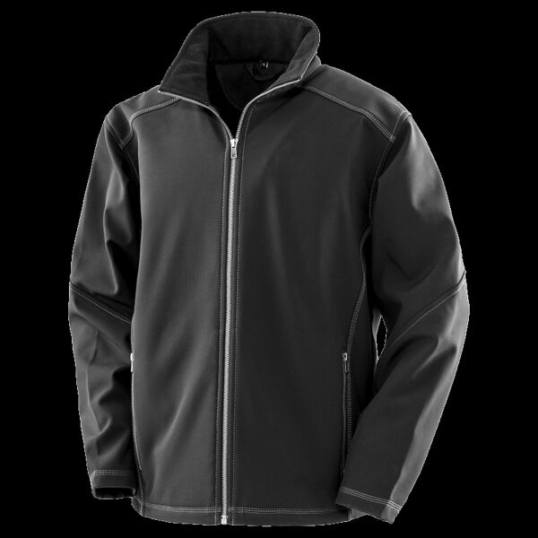 Result Work-Guard Treble Stitch Soft Shell Jacket Thumbnail