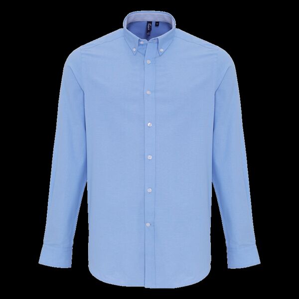 Premier Long Sleeve Striped Oxford Shirt Thumbnail