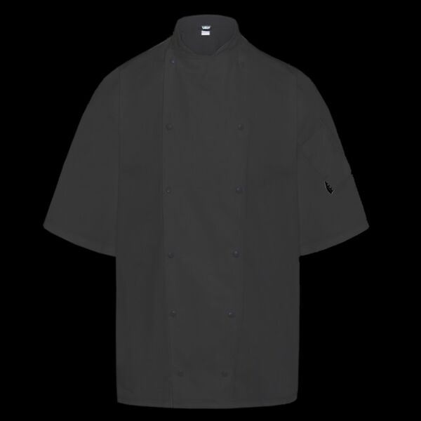 Le Chef Executive Jacket in Black or Grey Short Sleeve Thumbnail
