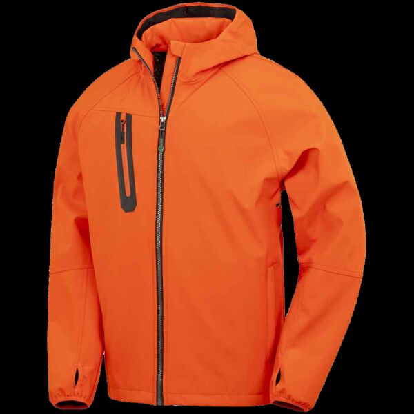 Result Recycled Three Layer Printable Hooded Soft Shell Jacket Thumbnail
