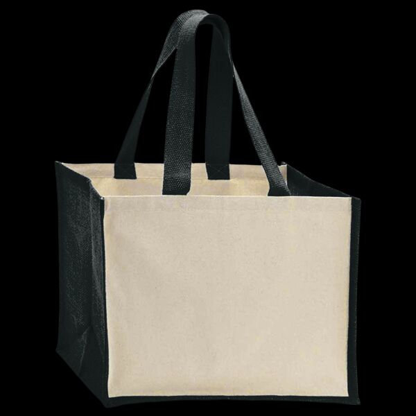 Brand Lab Jute and Canvas Shopper Thumbnail