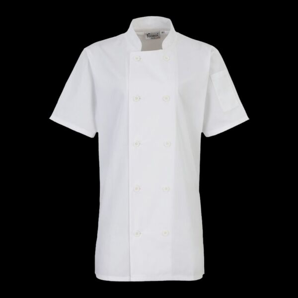 Premier Ladies Short Sleeve Chef's Jacket Thumbnail