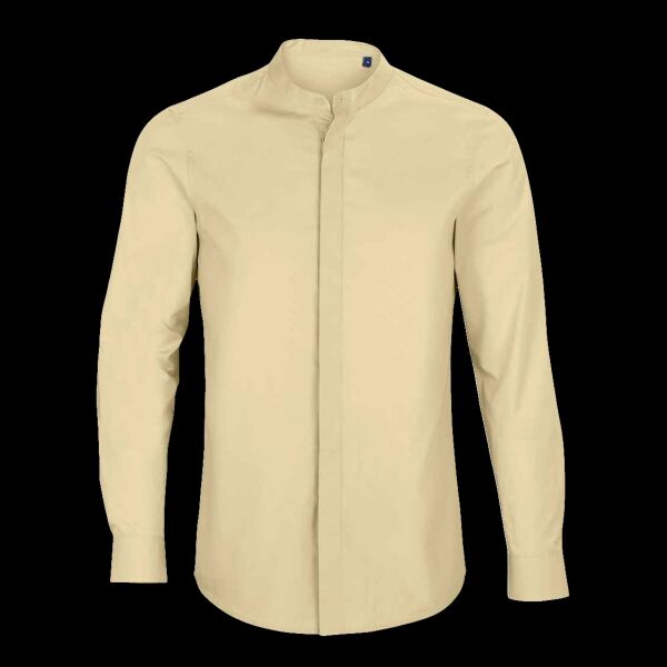 NEOBLU Bart Mao Collar Long Sleeve Poplin Shirt Thumbnail