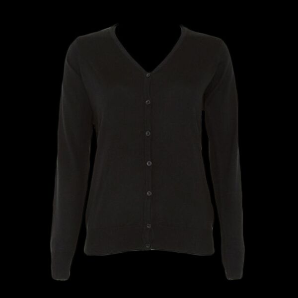 Kustom Kit Ladies Arundel Cotton Acrylic V Neck Cardigan Thumbnail