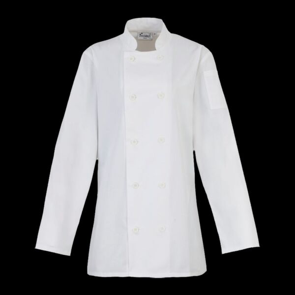 Premier Ladies Long Sleeve Chef's Jacket Thumbnail