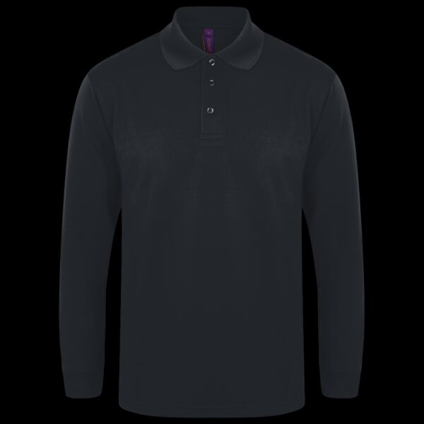Copy of Henbury Unisex Long Sleeve Coolplus® Piqué Polo Shirt Thumbnail